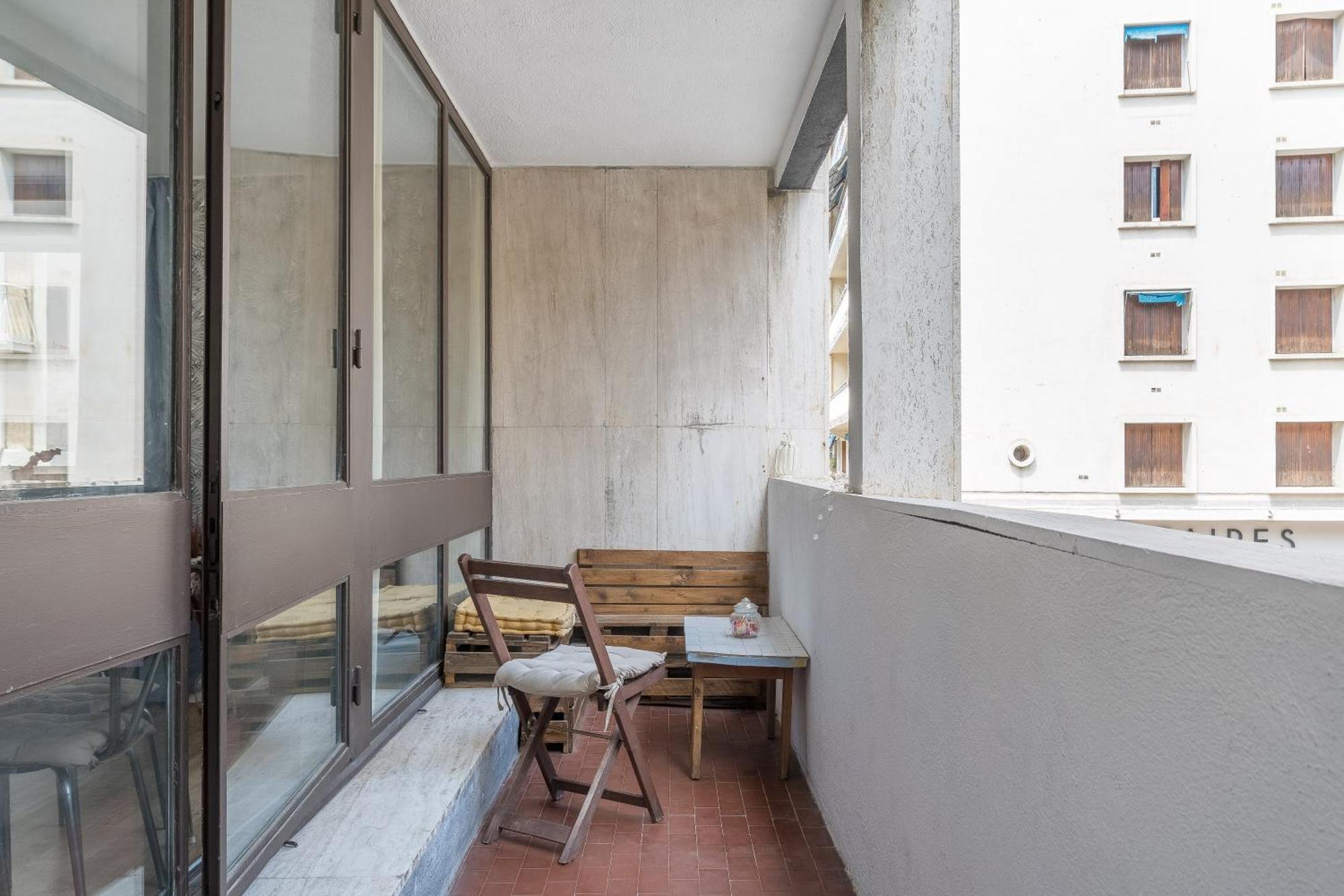 *Las Flores* Joli Studio Avec Balcon 马赛 外观 照片