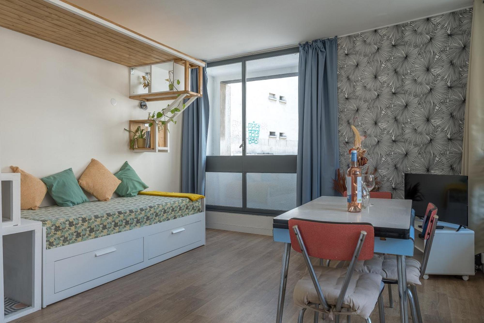 *Las Flores* Joli Studio Avec Balcon 马赛 外观 照片