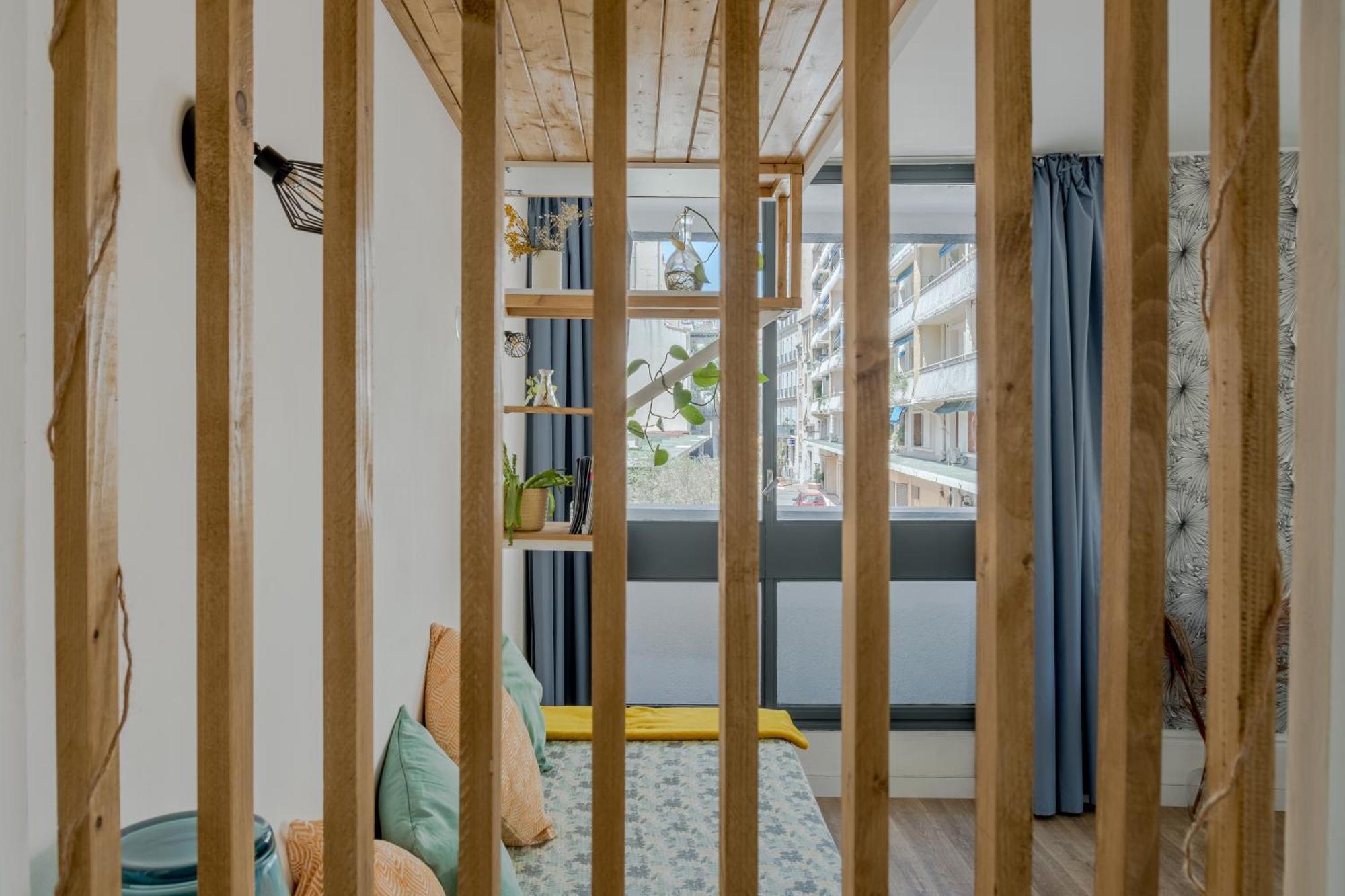 *Las Flores* Joli Studio Avec Balcon 马赛 外观 照片
