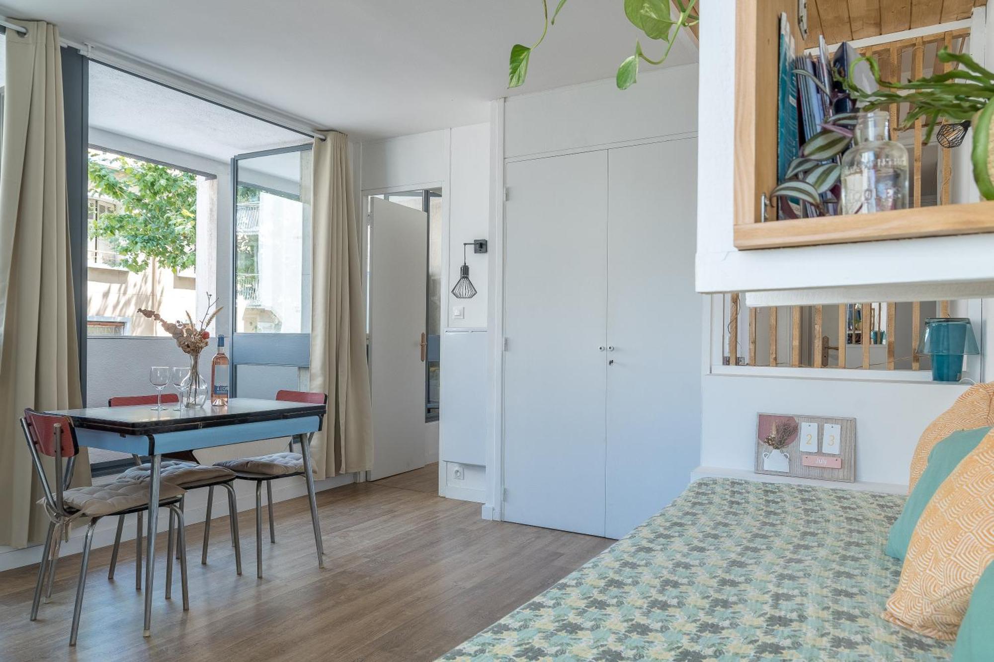 *Las Flores* Joli Studio Avec Balcon 马赛 外观 照片